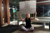 AUSSIE MUM PROTESTS CORRUPTION AT THAI PARLIAMENT